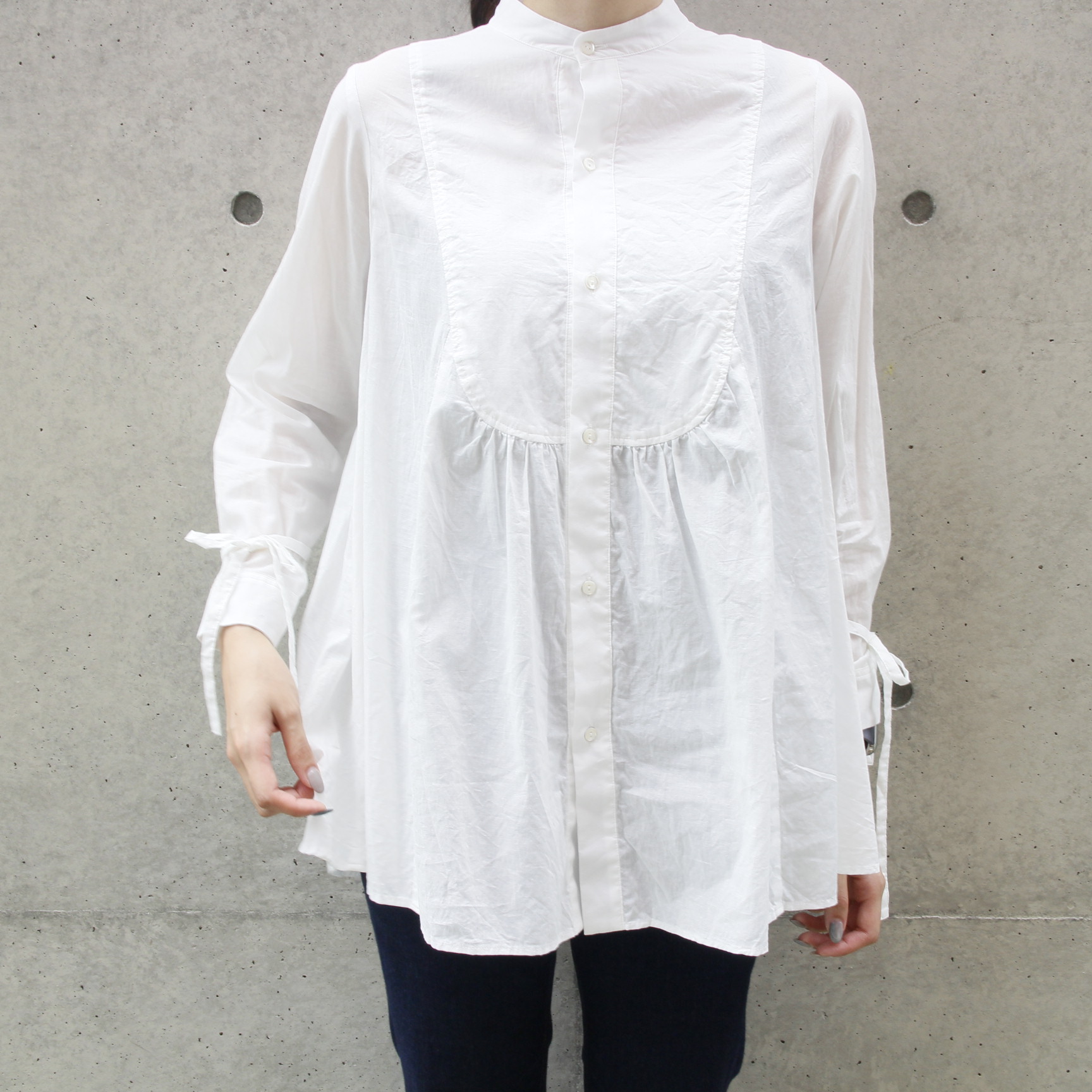 [the last flower of the afternoon]  静寂の滴りrobe shirt