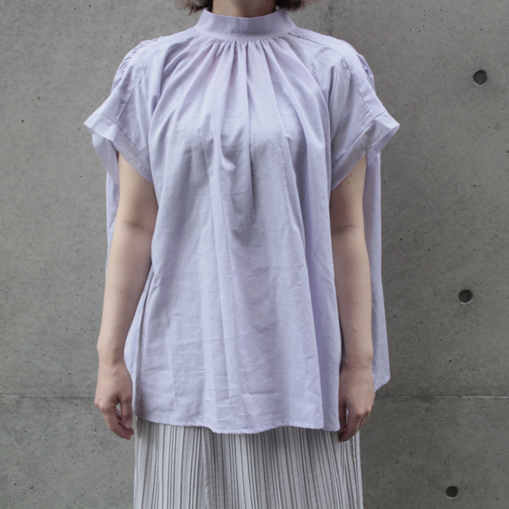 the lastflower of the afternoon-静寂の欠片back open blouse