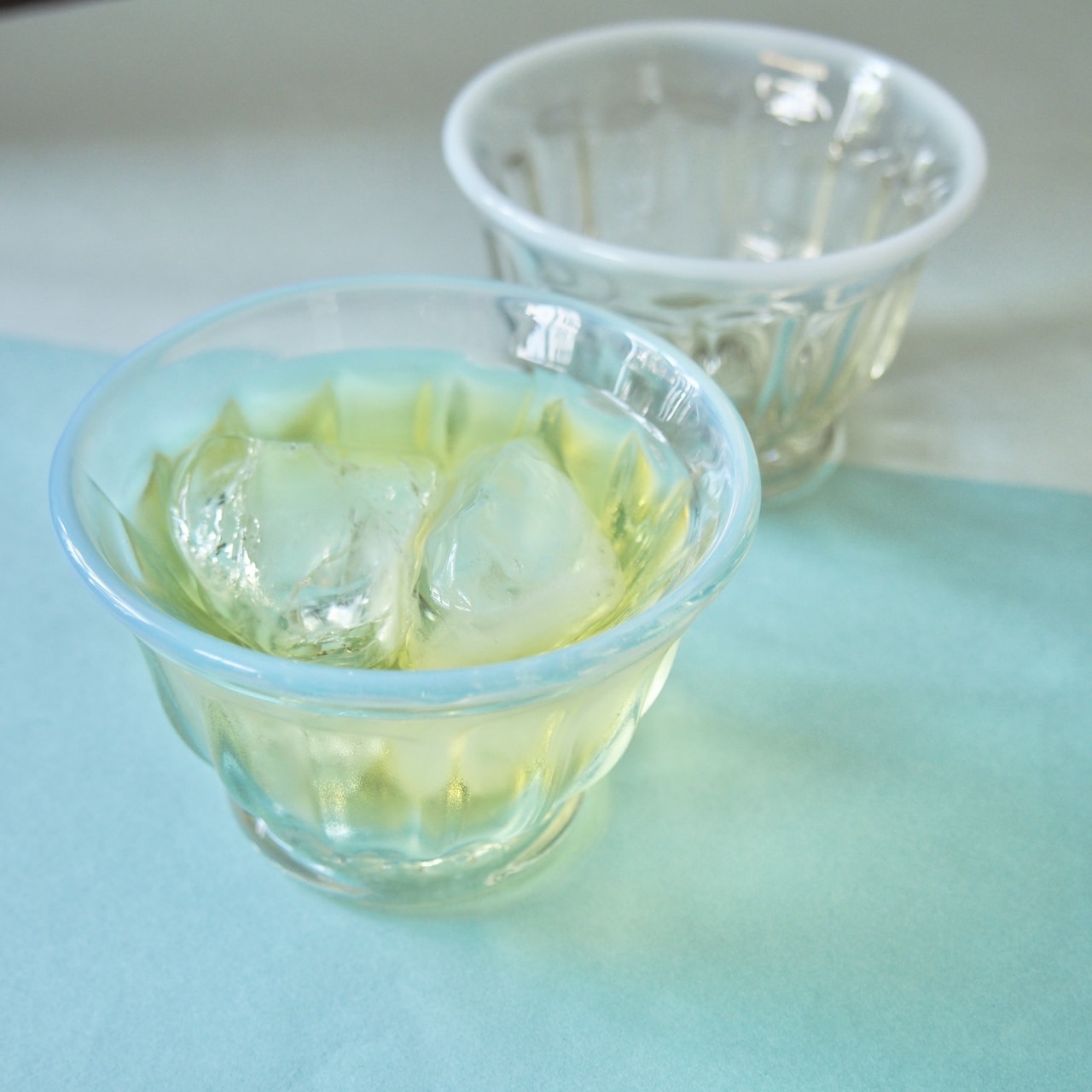 廣田硝子 - 雪の花  冷茶グラス