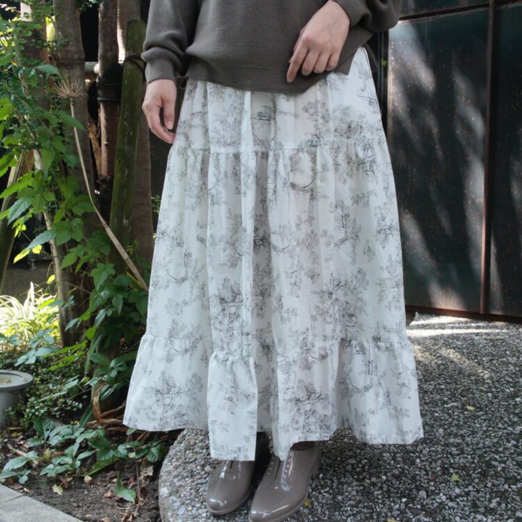 the last flower of the afternoon - 明滅する秋 rectangle dress