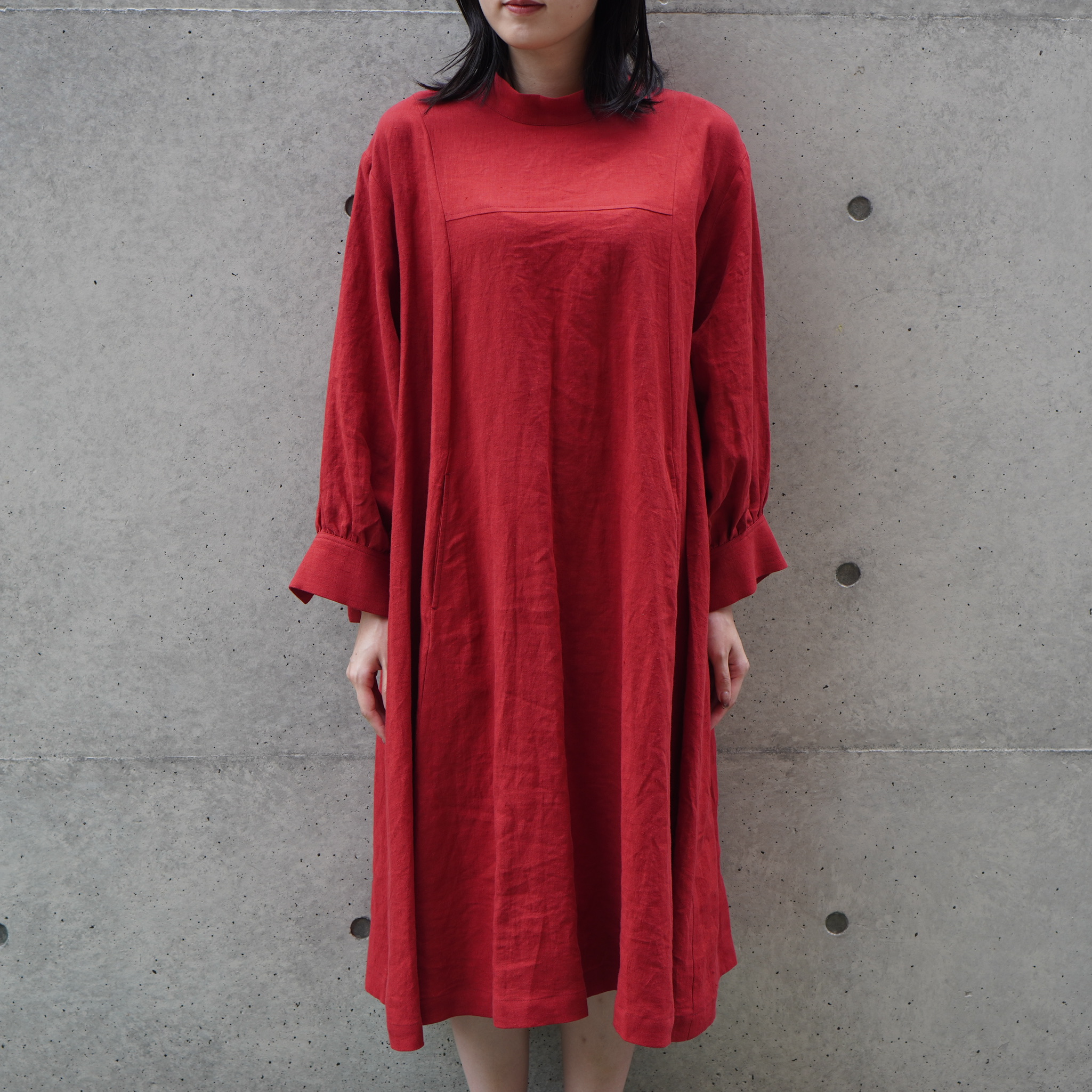 last flower of the afternoon - かげとひかり flare midi dress