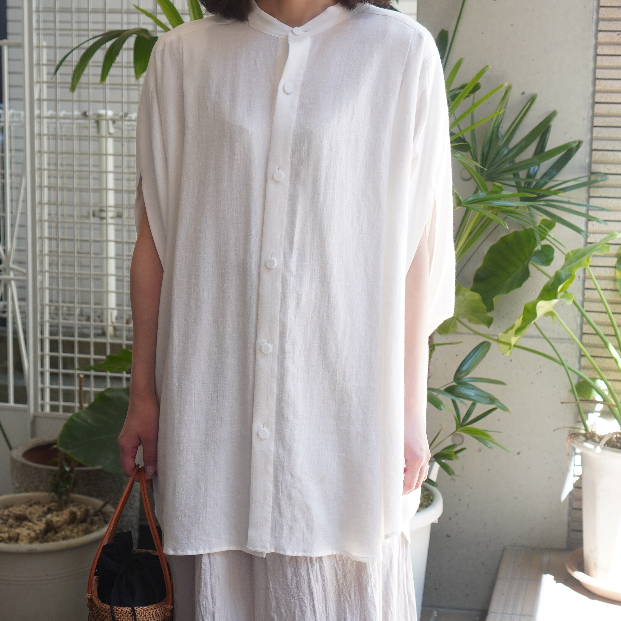 the last flower of the afternoon - 聲のない季節Cowl sleeve blouse