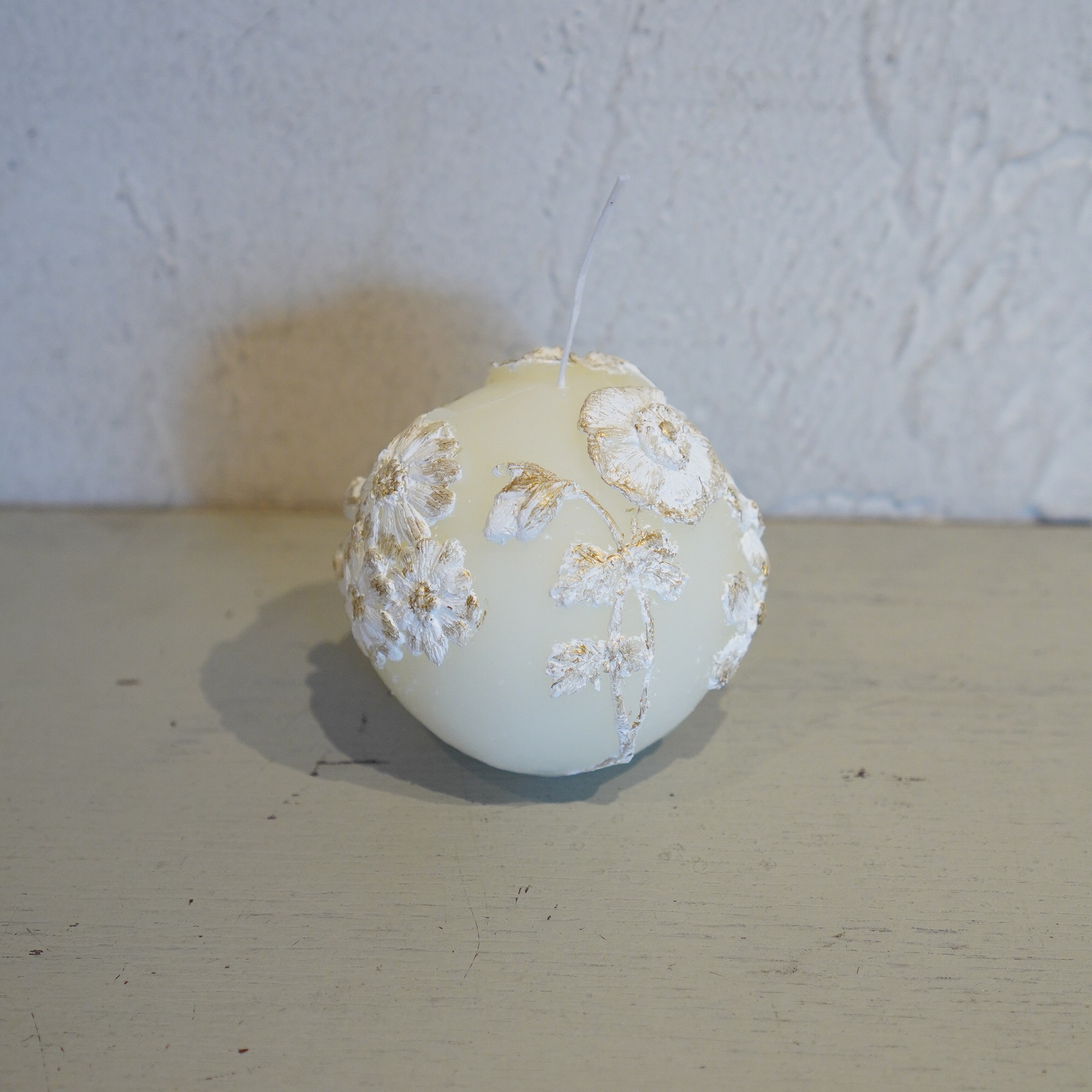 Blue Candle - 刺繍お花(16)