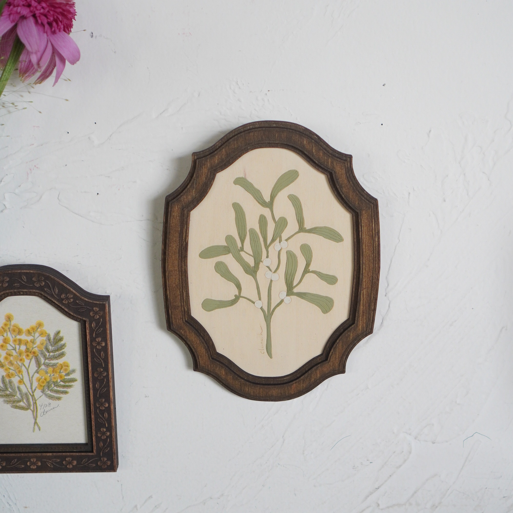 dana wadaharuna - Wood art "Mistletoe"(18)
