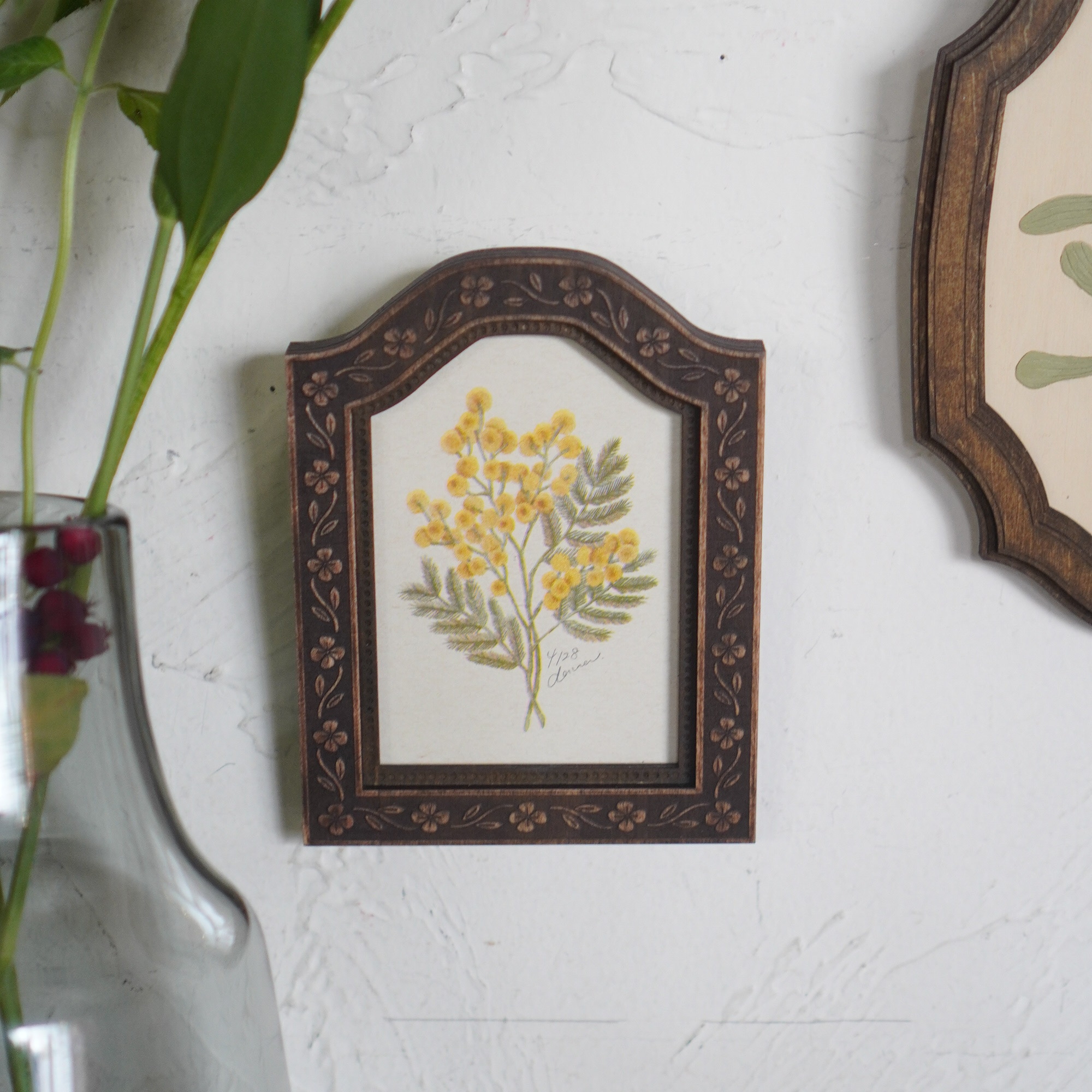 dana wadaharuna - risograph framed "mimosa"(3)