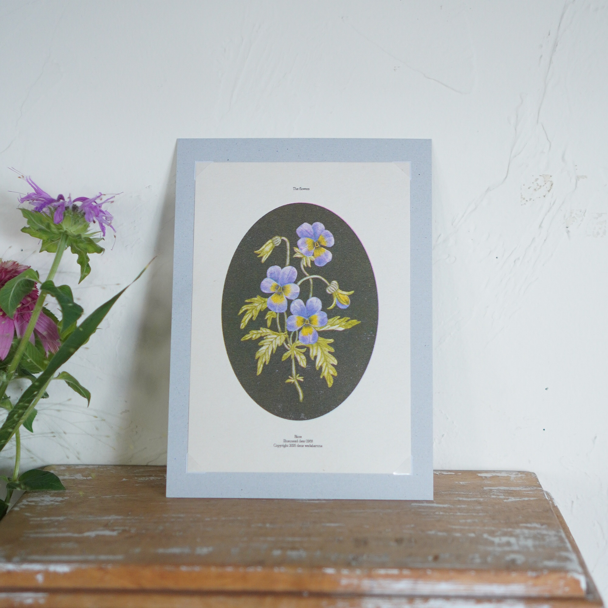 dana wadaharuna - risograph poster "Viora"(30)